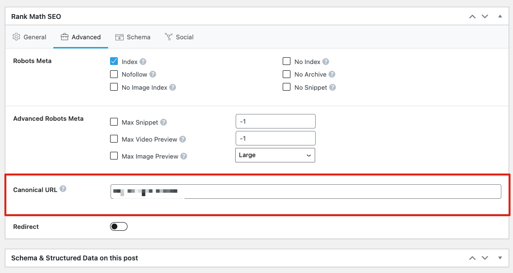 Image explaining How to Implement Canonical URL Using Rank Math SEO WordPress plugin